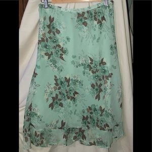 JACLYN SMITH FLORAL PRINT SKIRT - #0208-052019TR